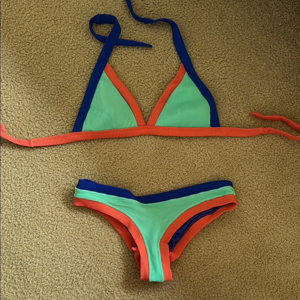 Colorful Women's Bikini Set